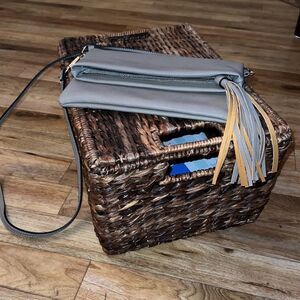 Vegan clutch or shoulder bag